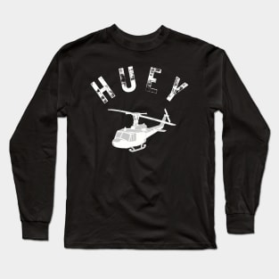 Huey helicopter design Long Sleeve T-Shirt